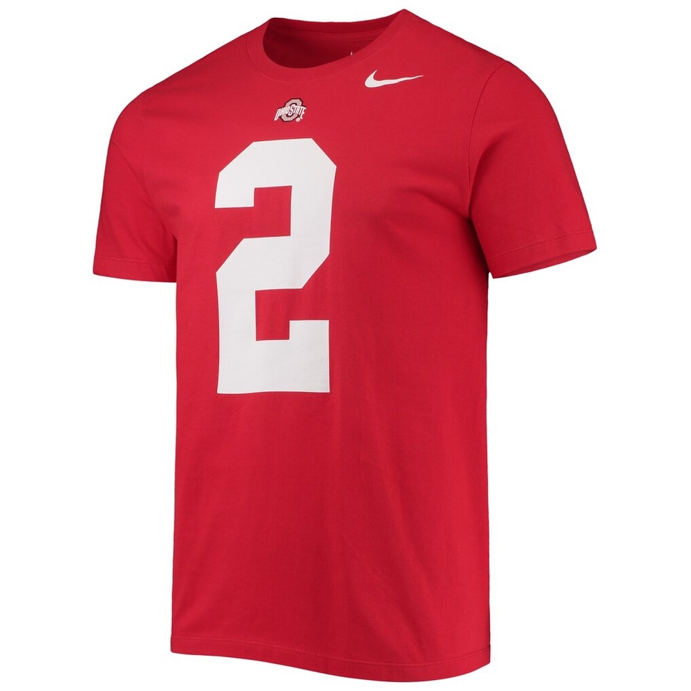 Chris Olave Ohio State Buckeyes Nike NFL Draft Name & Number T-Shirt XL NWT - Picture 2 of 4